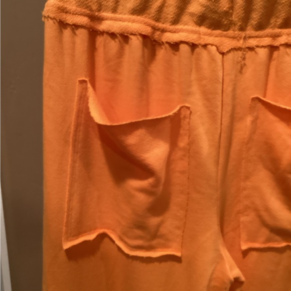 FP Movement by Free People Bright Orange Wide Leg Pants - Picture 3 of 7